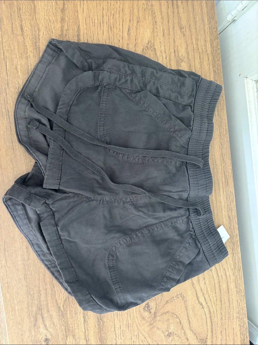 UNIONBAY Black Drawstring Cargo Shorts